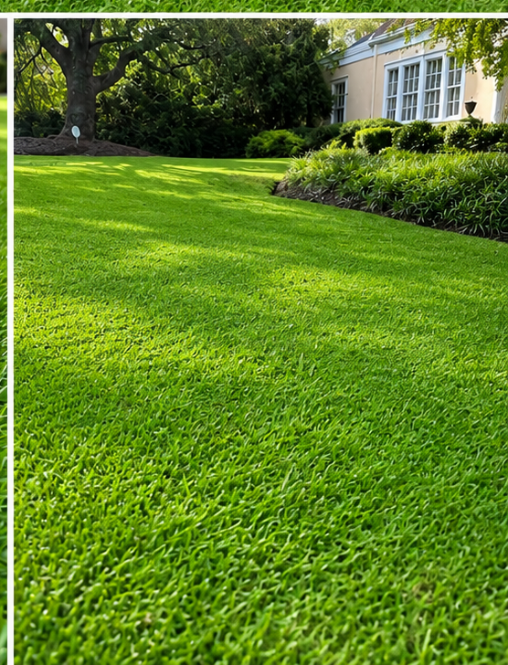 Go Green Turf — manicured front lawn result